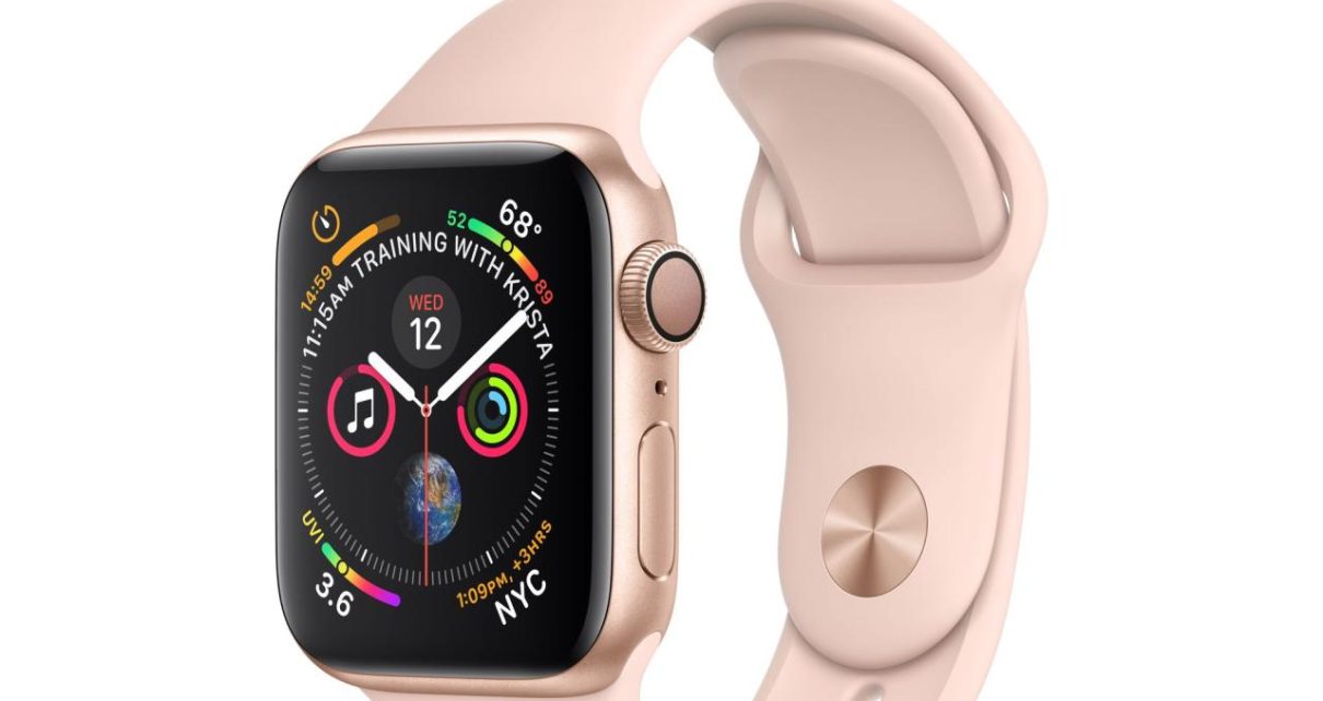 Refurbished Apple Watch Series 4 GPS, 40mm Gold Aluminum Case with Pink  Sand Sport Band - Apple